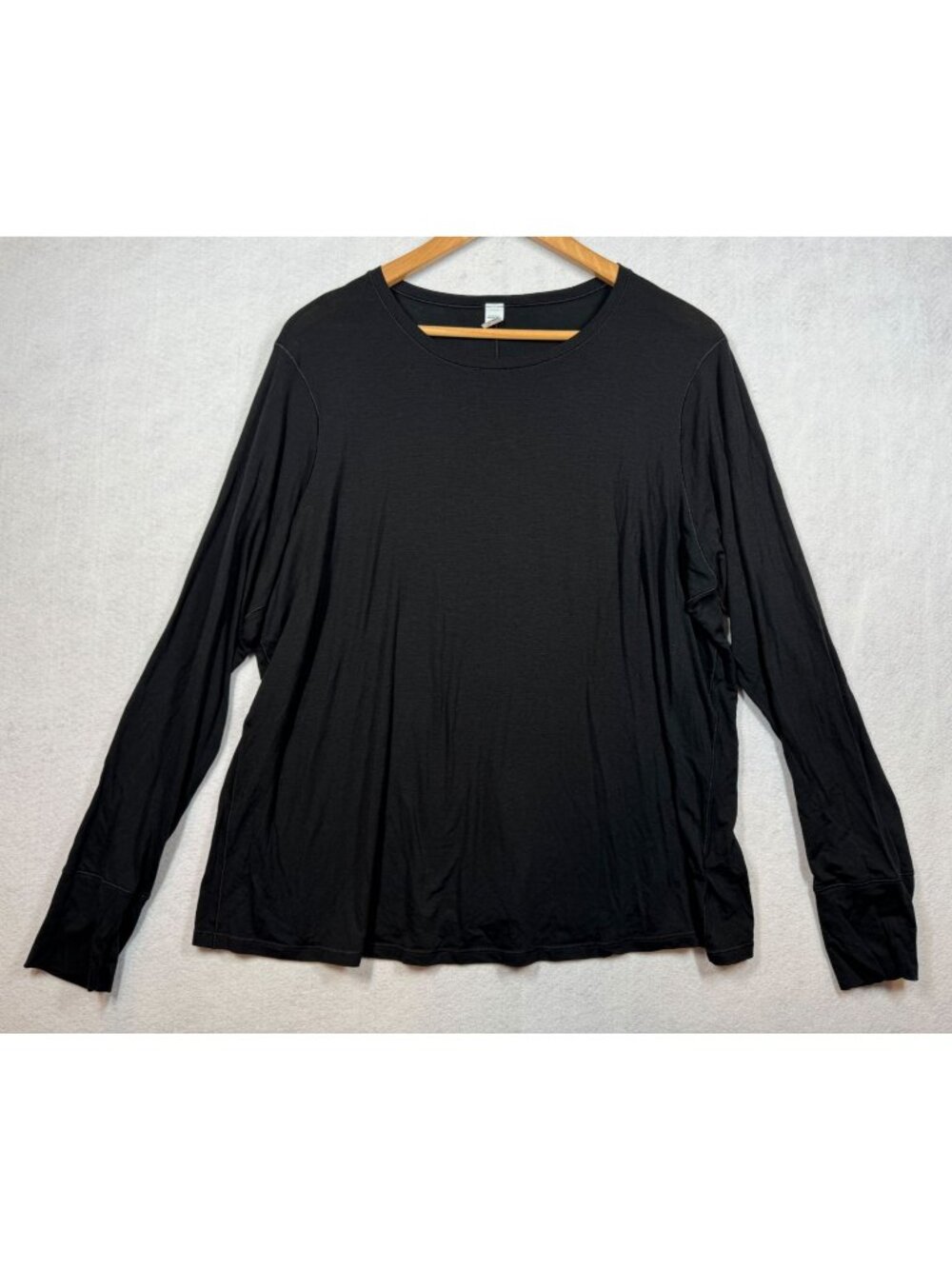 Old Navy Ultrabase Layer Merino Wool Shirt Black Baselayer Top Women's Size 2X
